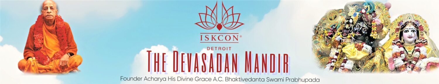 ISKCON Detroit Banner